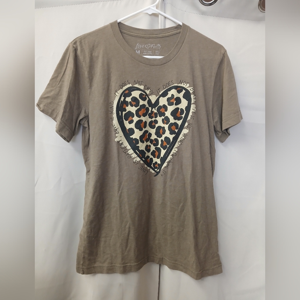 Kids Brown Graphic T-Shirt